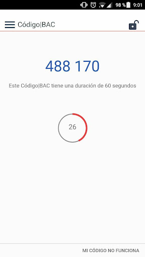 Código BAC