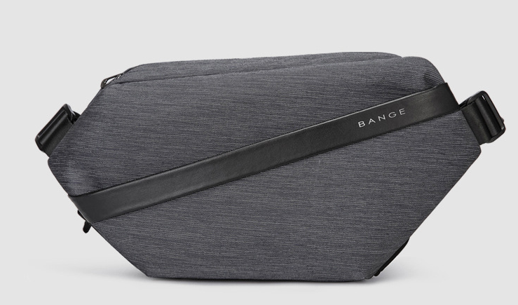 Koreaanse schoudertas voor heren, grote capaciteit, casual stijl, perfect voor fietsen. Handig en ruim genoeg voor al je dagelijkse benodigdheden.