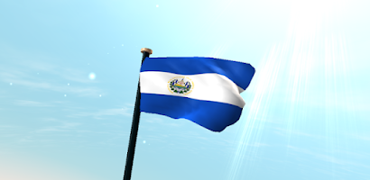 El Salvador Flag 3D Free Screenshot