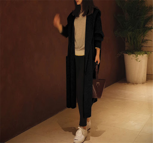 Title 4, Middenlengte losse en dunne damesmode vest topa...