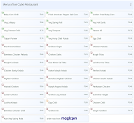 Ice Cube Restaurant menu 2