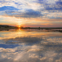 Tramonto alle saline di 