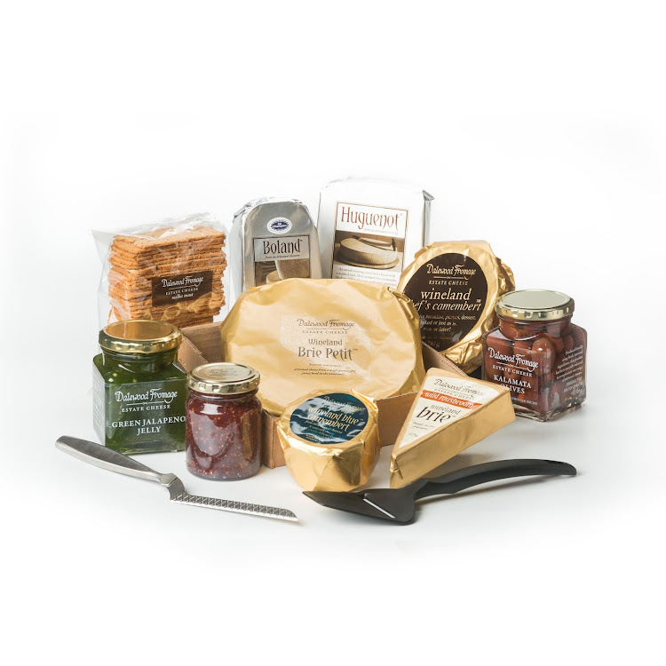 Huguenot farm cheese hamper.