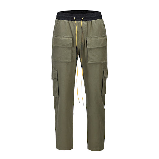 Title 7, Mens casual overalls with drawstring, multiple...