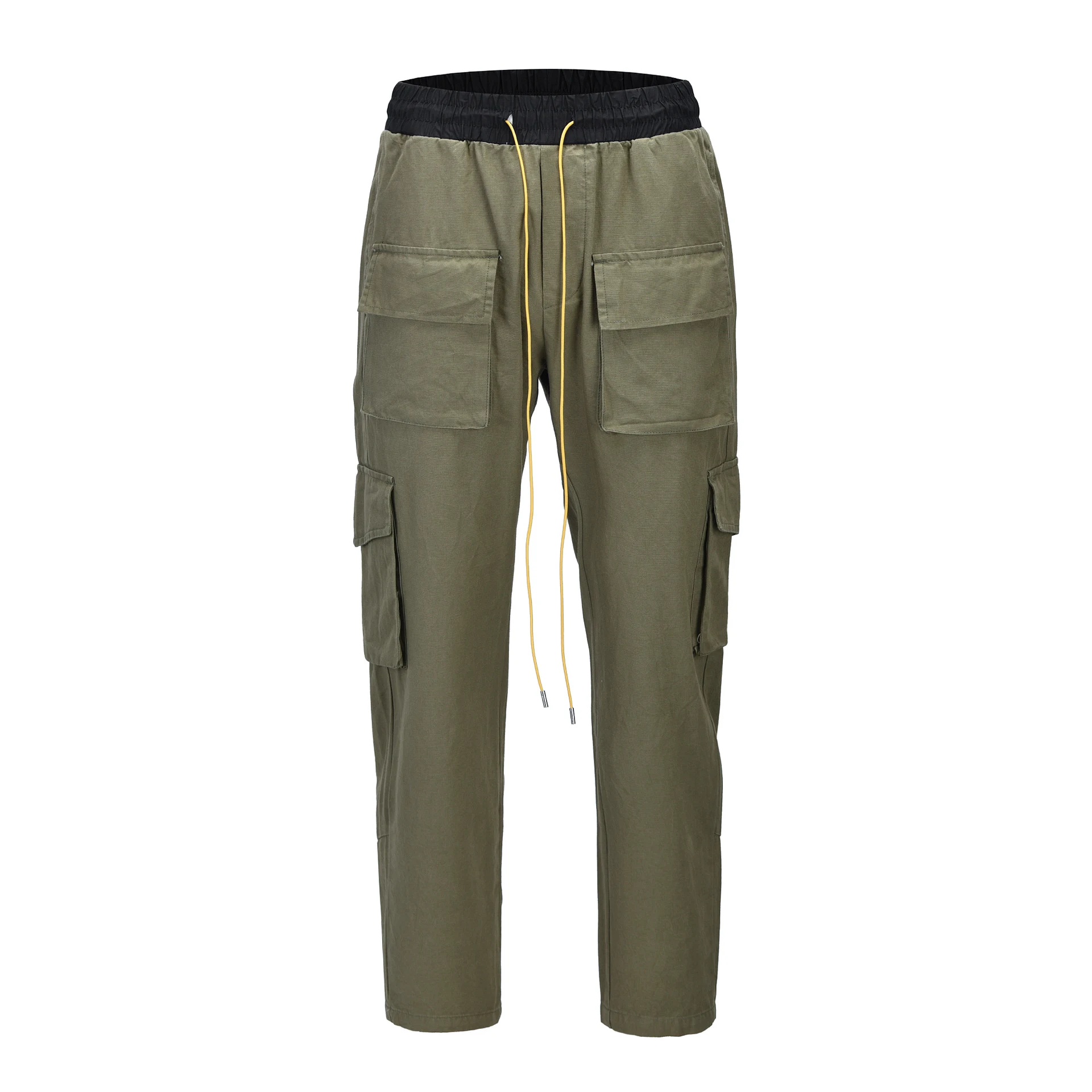 Title 7, Pantalones casuales holgados con múltiples bols...