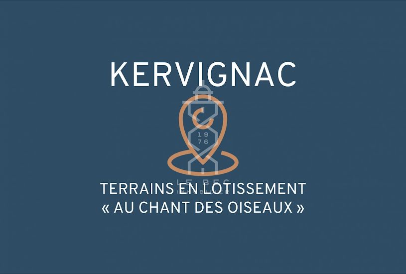  Vente Terrain à bâtir - 492m² à Kervignac (56700) 