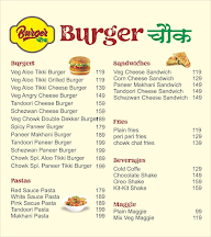 Burger Chowk menu 2