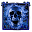 Blue Fire Skull Keyboard Download on Windows