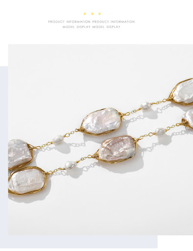 Title 3, Freshwater Pearl Necklace for Women 2023 New Tr...