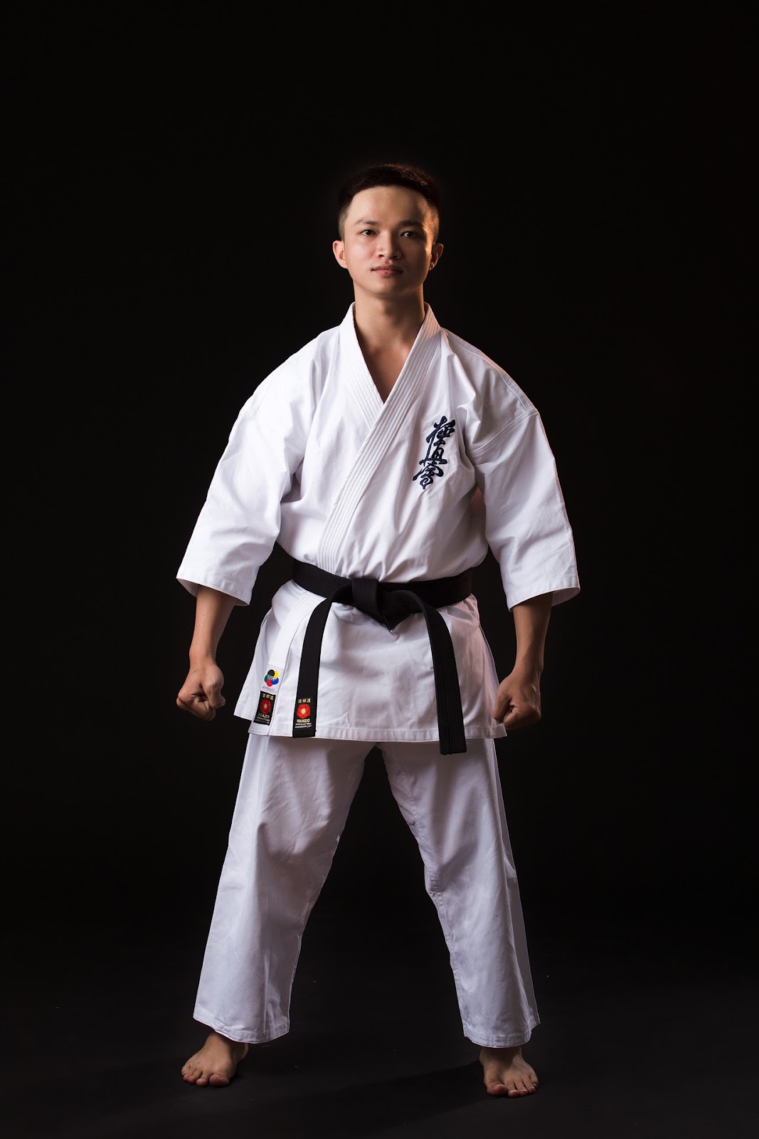 karate stances - basic Karate ready stance