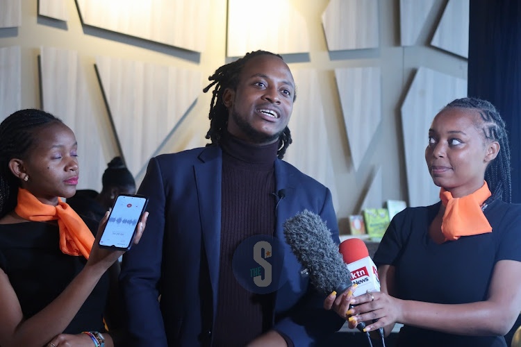 Kenya representative for Big Bad Wolf Sharjah, Bradley Heslop addressing the media during the launch at Sarit Centre, Westlands on December 14