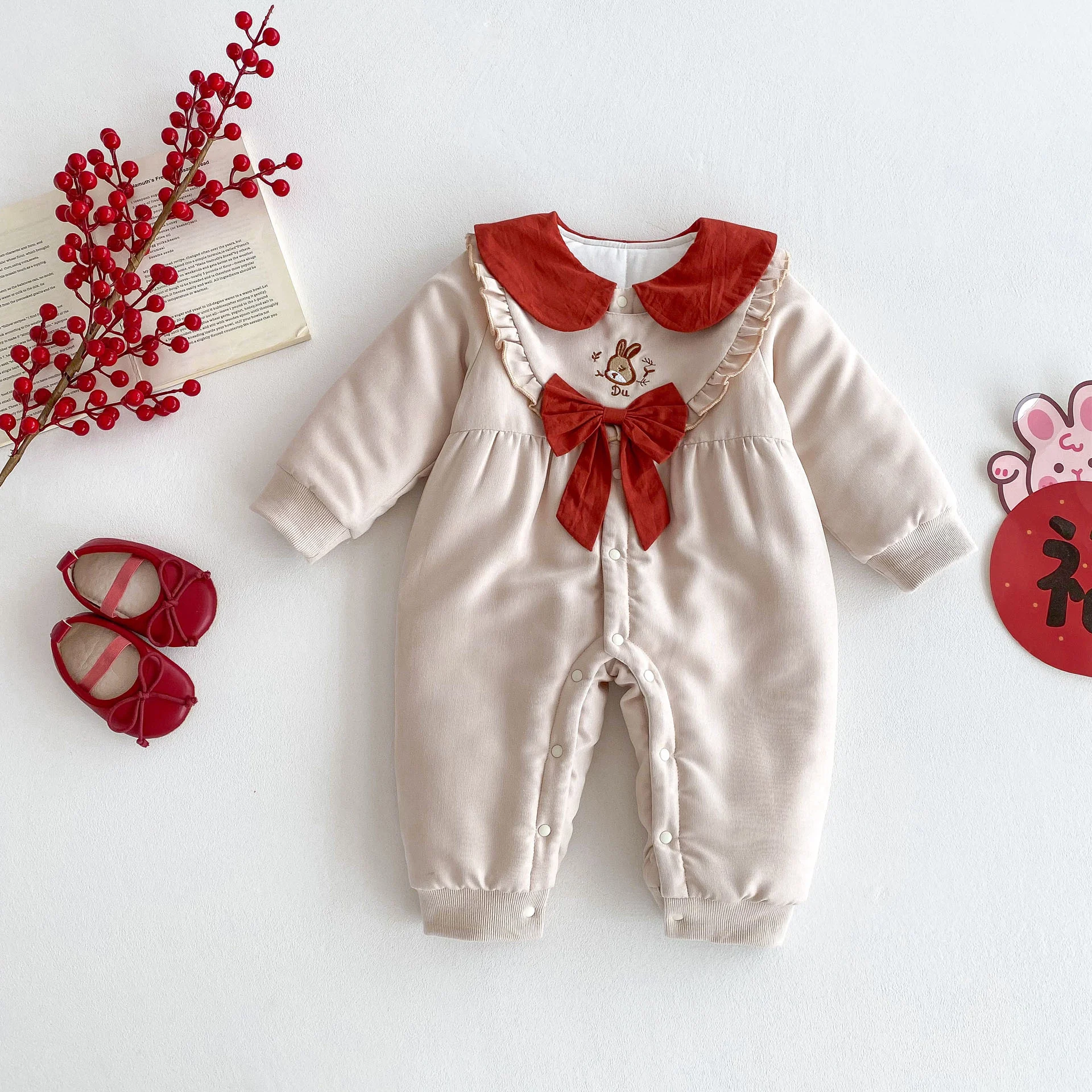 Title 14, Babies Autumn And Winter Baby Thick Quilted Jum...