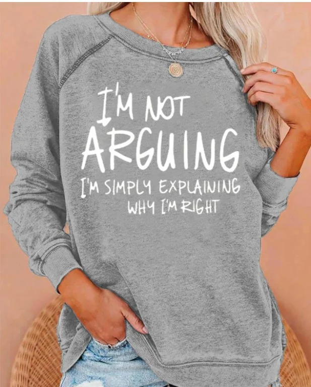 Sweat-shirt ample imprimé anglais, nouveau Style, décontracté, printemps et automne