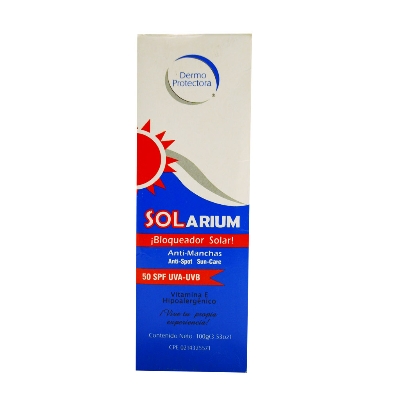 //Bloqueador Solarium 50 Spf 100Gr undefined