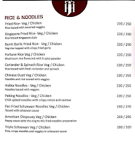 Spicy Fusion menu 1