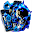 Blue Flaming Fire Skull Theme Download on Windows