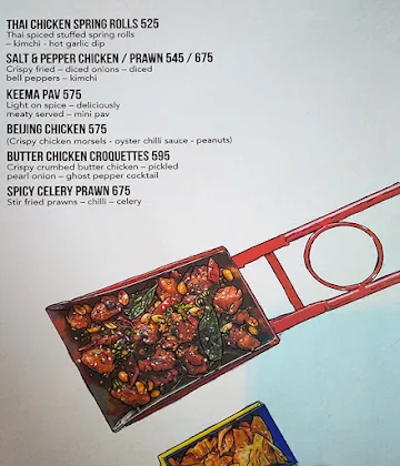 Lord Of The Drinks menu 