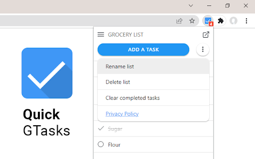 Quick GTasks