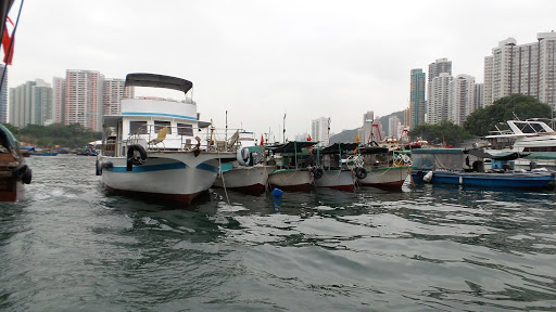 Sampan Boat Tour Hong Kong China 2016