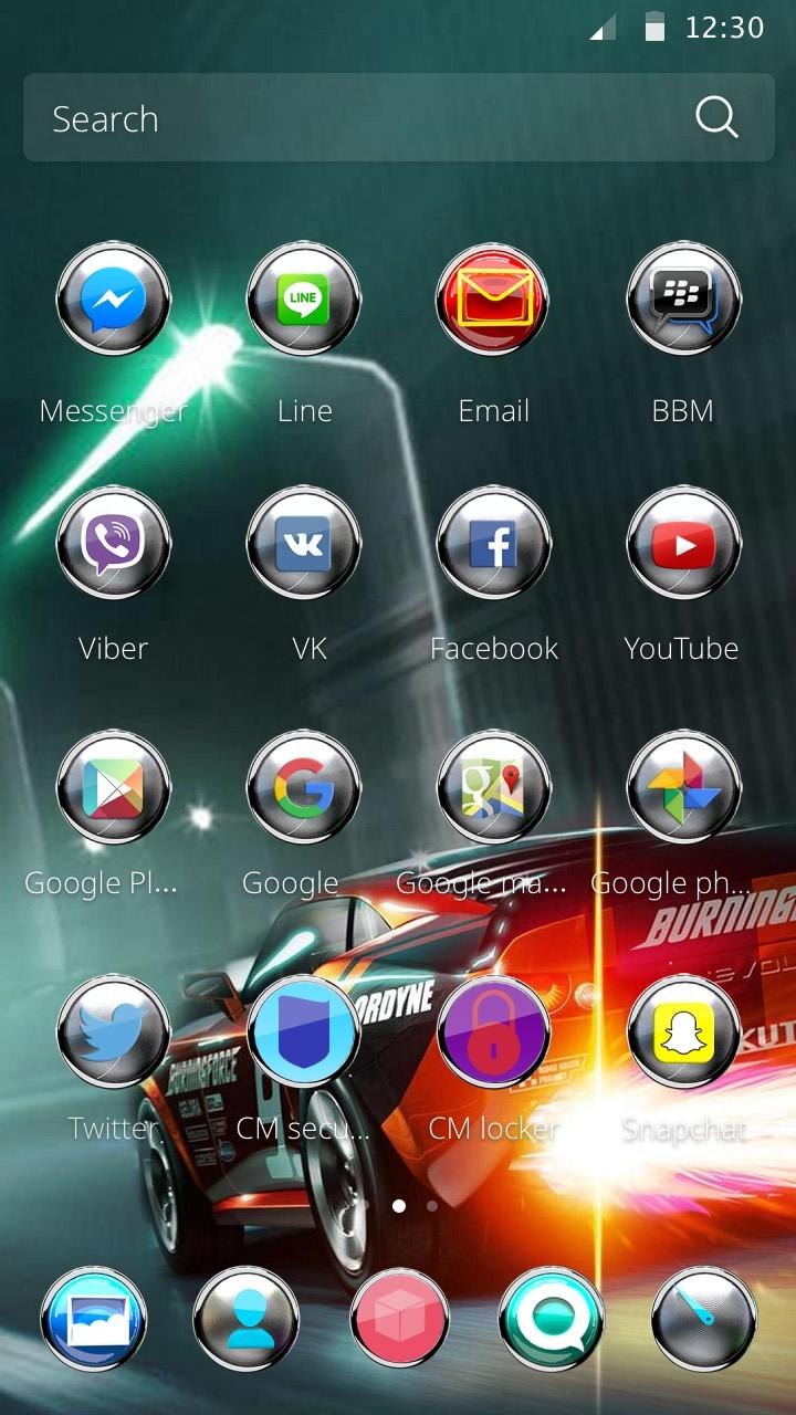 Cool Fast Theme Screen 2