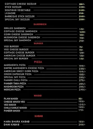 Sky Cafe & Restaurant menu 1