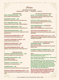 Napoli Italian Bistro menu 4