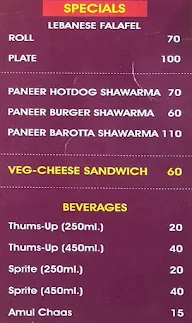 LSD Lebanese Shawarma Delicacy menu 8