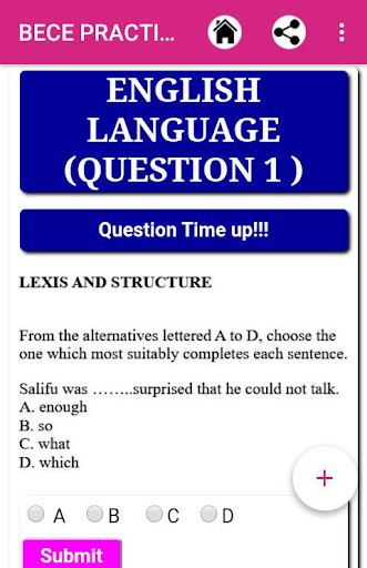 BECE 2020 PRACTICE QUESTIONS