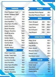 Sharma Dhaba menu 2