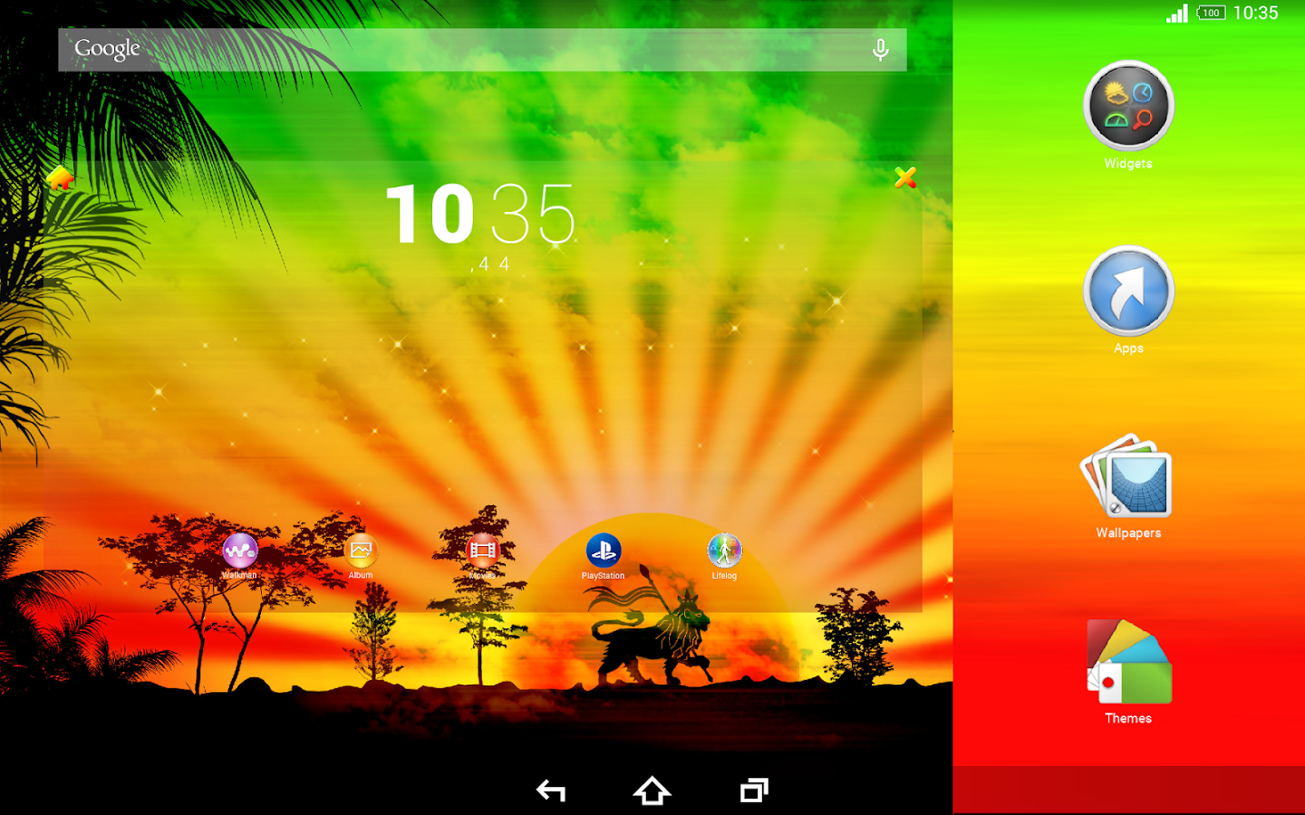 Reggae Sunset For XperianZ Apl Android Di Google Play