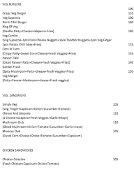 OMR - Burgers menu 6