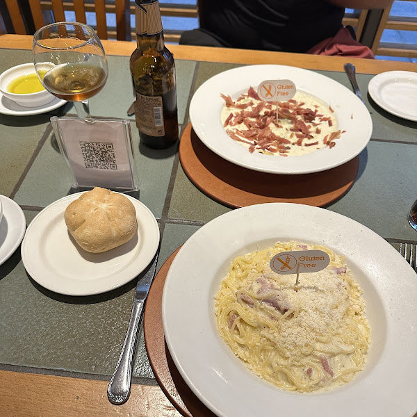 Gluten-Free Pasta at Da Nicola Gran Vía