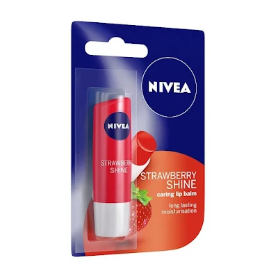 Nivea Fruity Shine Strawberry Lip Balm - 4.8 gm