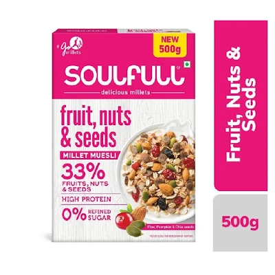 Soulfull Fruit Nut And Seeds Millet Muesli 500 Gm