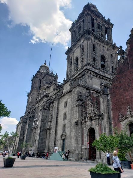 The Catedral Metropolitana in Mexico City Historic Center