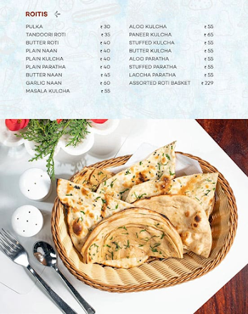 Curry Leaf menu 