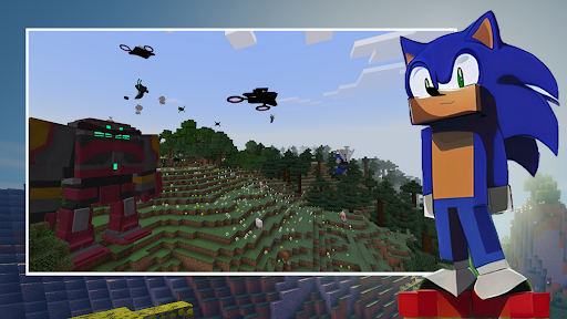 Screenshot Sonic the hedgehog Minecraft