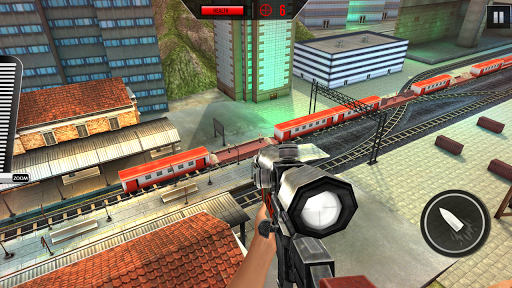 Sniper 3D : Train Shooting Game