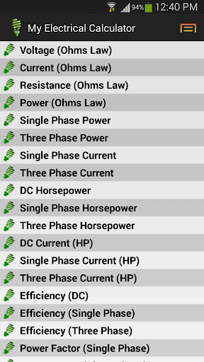 My Electrical Calculator