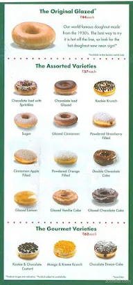 Krispy Kreme menu 8