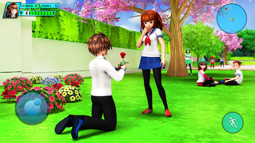 Screenshot School Love Life: Anime Games