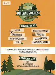 BH Landscapes & Tool Hire Logo