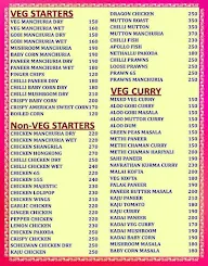 Svd Food Court menu 1