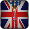 UK Flag Zipper Lock Screen icon