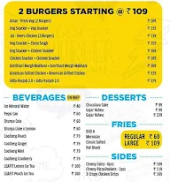 Burger Singh - Big Punjabi Burgers menu 4