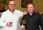 Kanonkop co-owner Johann Krige and winemaker Abrie Beeslaar. 