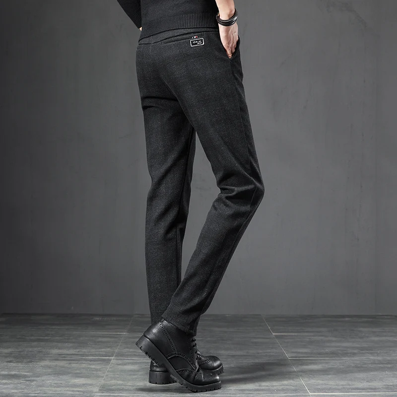 Heren Casual Broek Herfstruit Slim Straight Loose, Casual Broek met Smalle Voet, Comfortabel en Stijlvol, Perfect voor Dagelijks Gebruik