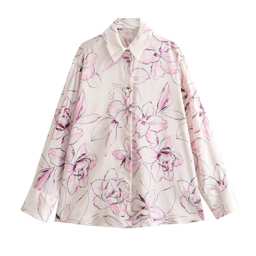 Title 2, Womens Fashionable Printed Silk Satin Textured...