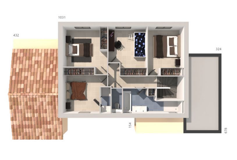  Vente Terrain + Maison - Terrain : 1 500m² - Maison : 143m² à Carcès (83570) 