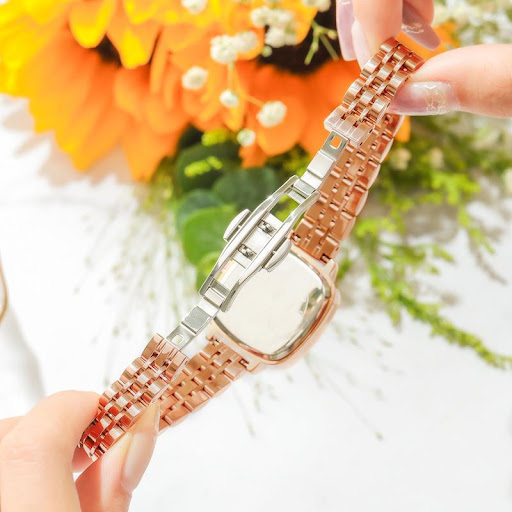 Title 1, Second Disc Square Womens Diamond Watch. A sop...